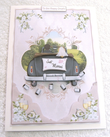 Just Married Wedding Day Topper  by Margaret Scott