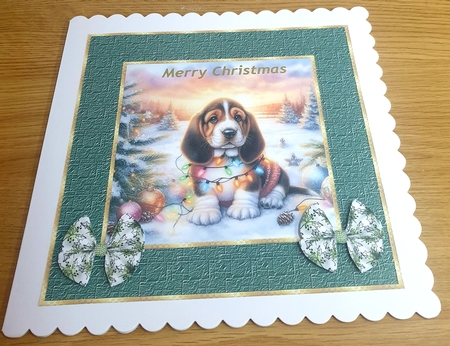 Christmas bows 1 by Margaret Scott