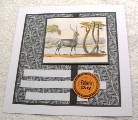 Male Vintage Safari Animals Bumper Kit by Margaret Scott