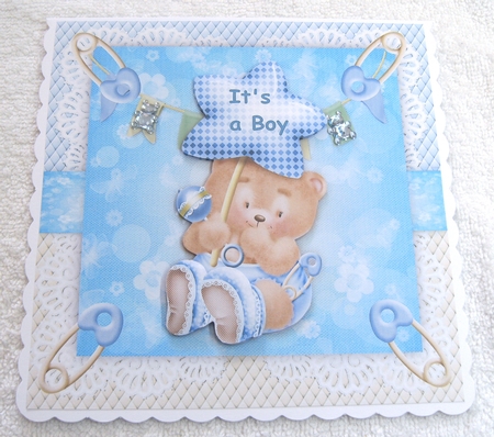 Its a Boy Cute card by Margaret Scott