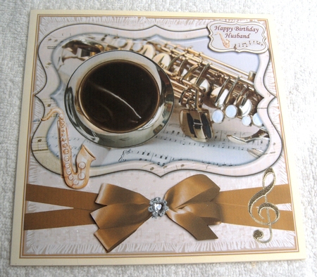 SAXOPHONE SWEET MUSIC BIRTHDAY UNISEX by Margaret Scott