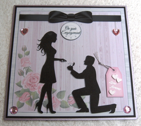 SILHOUETTE ENGAGEMENT  by Margaret Scott
