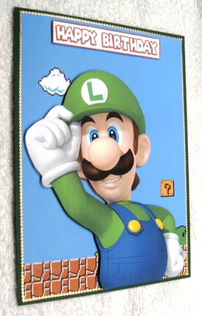 Luigi A5 Decoupage by Margaret Scott