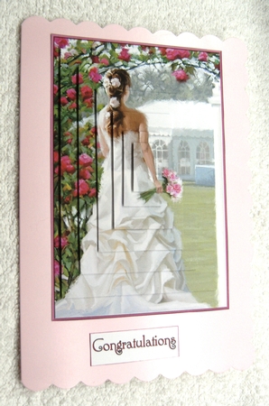Bridal Arrival Blank Insert by Margaret Scott