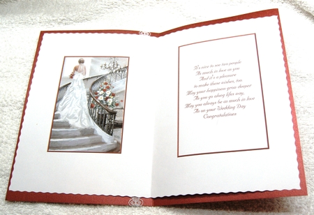 Staircase Bride Blank Insert by Margaret Scott