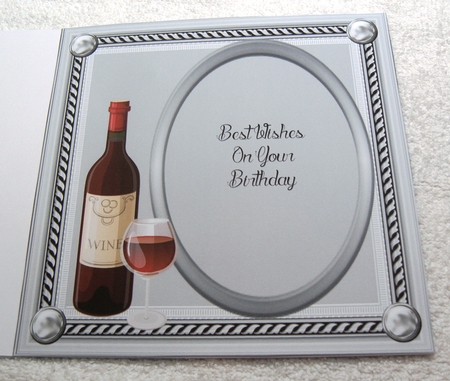 Humour Ladies Wine Card 8x8 Mini Kit by Margaret Scott
