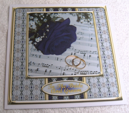 JJ PURPLE ROSE WEDDING OR ANNIVERSARY 8X8 by Margaret Scott