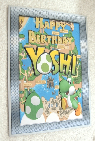 Yoshi Birthday Card by Margaret Scott