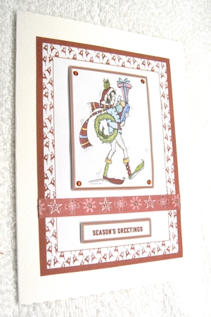 CHRISTMAS CUTIES 4 IN 1 CHEERFUL CHARACTER TOPPERS by Margaret Scott