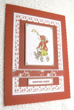 CHRISTMAS CUTIES 4 IN 1 CUTE KIDS TOPPERS by Margaret Scott