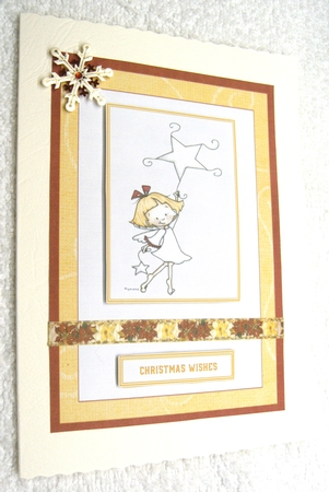 CHRISTMAS CUTIES 4 IN 1 LITTLE ANGEL TOPPERS by Margaret Scott