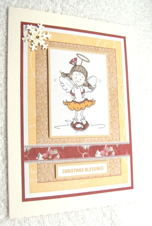 CHRISTMAS CUTIES 4 IN 1 LITTLE ANGEL TOPPERS by Margaret Scott