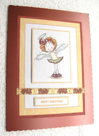 CHRISTMAS CUTIES 4 IN 1 LITTLE ANGEL TOPPERS by Margaret Scott