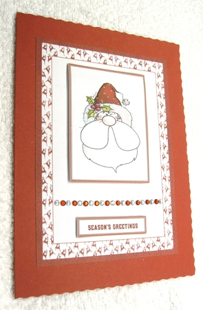 CHRISTMAS CUTIES 4 IN 1 SANTA TOPPERS by Margaret Scott