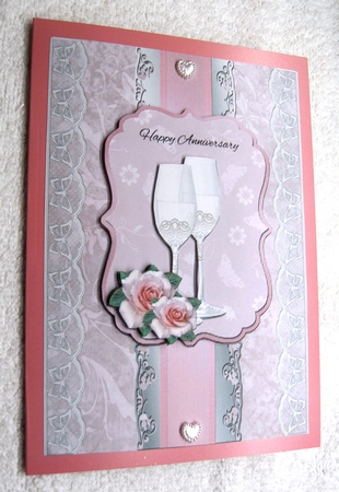 Champagne & Roses Anniversary by Margaret Scott