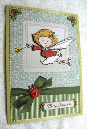Sally The Christmas Fairy Topper + Decoupage Layers by Margaret Scott