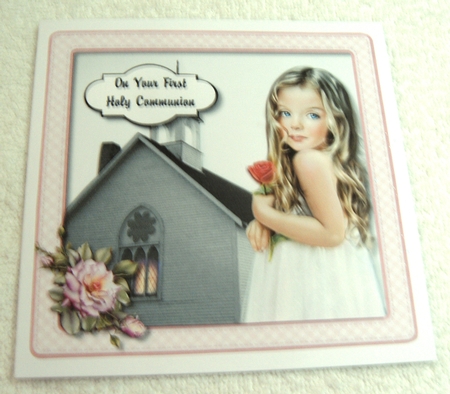 Girl First Holy Communion/Confirmation Day by Margaret Scott