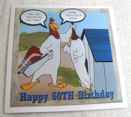60th Birthday Humorous by Margaret Scott