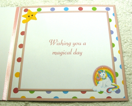 Magical Rainbow Unicorn Card Mini Kit & Decoupage by Margaret Scott