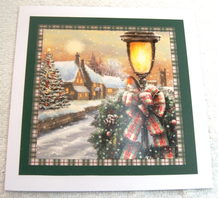 BLANK INSERT - GREEN TARTAN & THISTLE by Margaret Scott