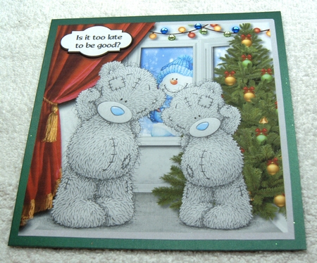Tatty teddy Christmas by Margaret Scott
