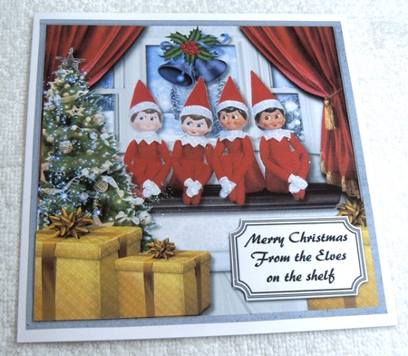 Merry Christmas from the Elves on the shelf by Margaret Scott