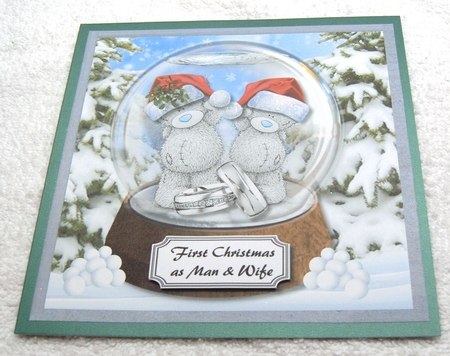 Tatty teddy Christmas Newly Weds/First Christmas as Mr and Mrs by Margaret Scott