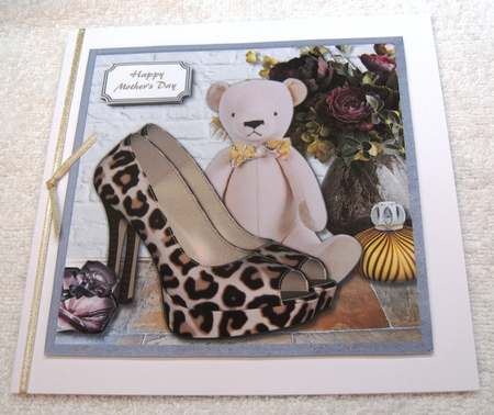 Animal print shoes and teddy by Margaret Scott