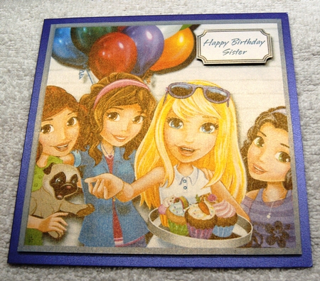 Birthday friends with cupcakes by Margaret Scott