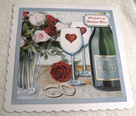 General anniversary/Ruby wedding anniversary by Margaret Scott