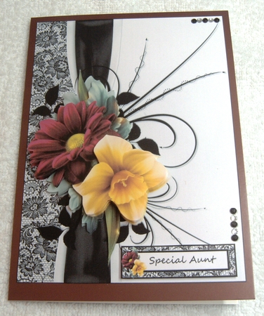 Floral medly with spring flowers mini kit by Margaret Scott