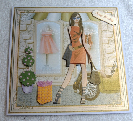 Fashion Decoupage Topper 4 by Margaret Scott