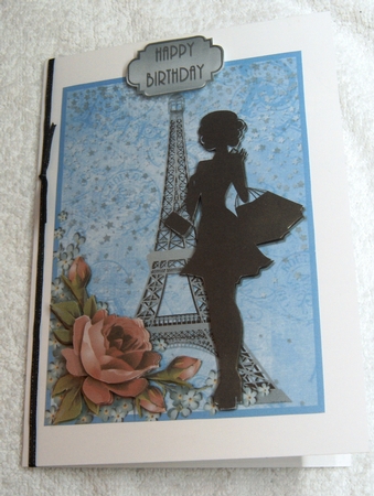 7x5 SHOPPING IN PARIS  by Margaret Scott