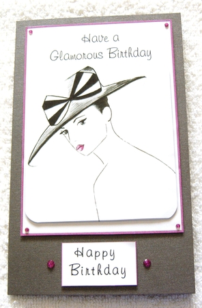 Glamorous Birthday 2 Sheet by Margaret Scott
