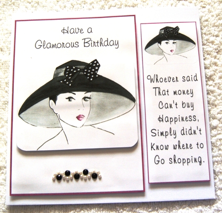 Glamorous Birthday 3 Sheet by Margaret Scott