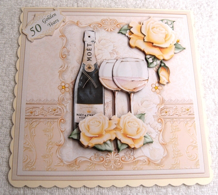 CHAMPAGNE CELEBRATIONS 7.8 Decoupage & Insert Bumper Kit  by Margaret Scott