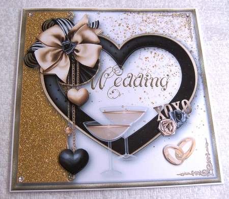 Formal Wedding Card Topper  by Margaret Scott