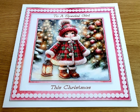 Square Frames -Pearl Border by Margaret Scott