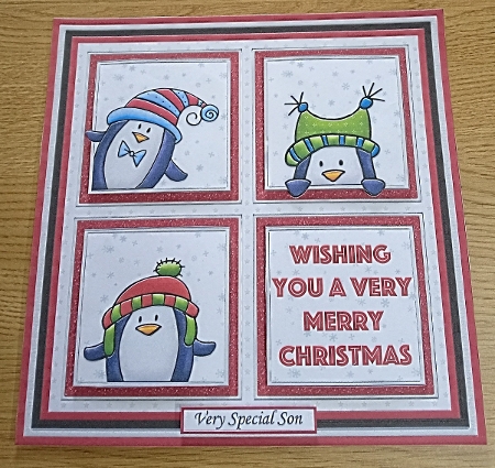CHRISTMAS SQUARES 7.5 Quick Layer Cards & Insert Bumper Kit by Margaret Scott