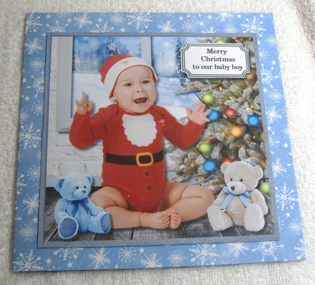 Baby boy first Christmas by Margaret Scott