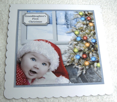 Baby girl first Christmas by Margaret Scott