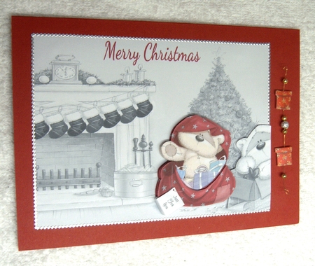 Black and white Christmas by Margaret Scott