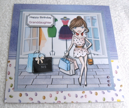 Shop til ya drop older girl by Margaret Scott