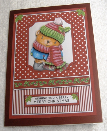 Wishing You A Beary Merry Christmas by Margaret Scott