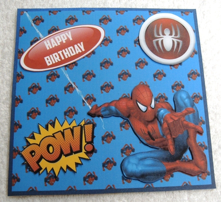 Spiderman Birthday by Margaret Scott
