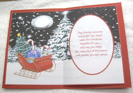 Wishing You A Merry Christmas Insert by Margaret Scott