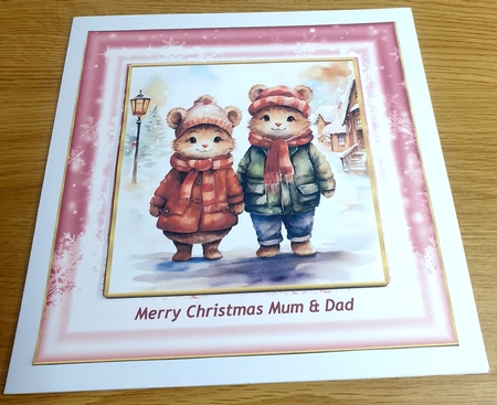 Jolly Christmas Frames by Margaret Scott