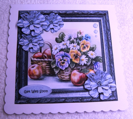 Get Well card Flowers & Fruit by Margaret Scott