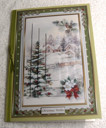 Vintage White Christmas Insert  by Margaret Scott