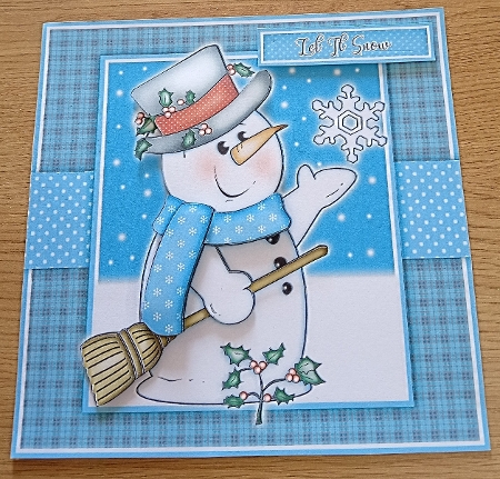 Chilly Snowman & Snowflake by Margaret Scott